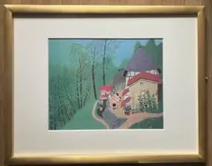 美品 小澤摩純「Christmas express」シルクスクリーン クリスマス