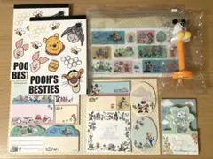 ディズニー　メモ帳・ふせんセット