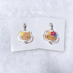 サンリオ 日焼けキティ アクリルミニチャーム