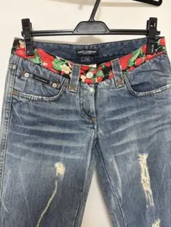 Dolce & Gabbana ストロベリー柄 デニムパンツ 平成のサムネイル