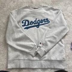 チームロゴ刺繍 裏起毛スウェットトレーナー