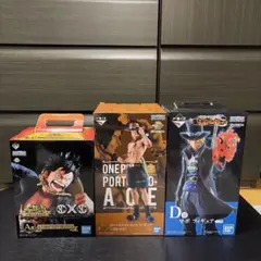 ワンピース一番くじ　ルフィ　エース　サボ 3人セット