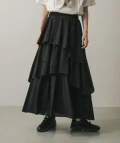 SENSE OF PLACE センスオブプレイス　アシメティアードスカート