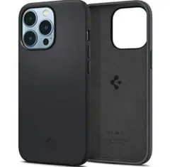 未使用 Spigen iPhone13Proケース シリコン マットブラックのサムネイル