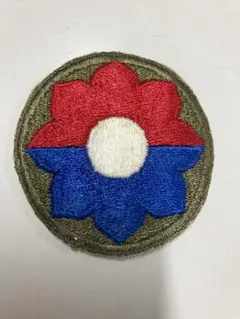 米軍実物　第9歩兵師団　カラー　カットエッジ