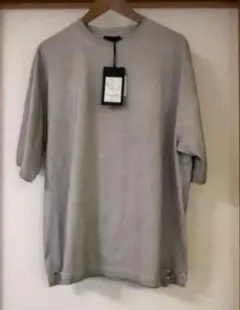 新品　SLICK ダメージ加工半袖Tシャツ グレーのサムネイル
