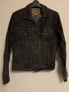 80s Levi's 70706 ブラックデニムジャケット 先染め usa製