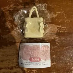 Maison de FLEURダブルリボンギャザートートバッグミニチュアチャーム