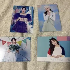 NiziU リオ　ラントレ　4枚セット