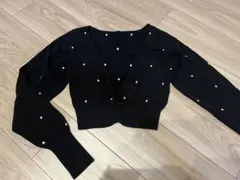 【極美品】U by Spick&span ショート丈ドットカーディガンのサムネイル