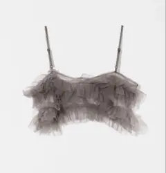 新品【Eaphi】TULLE ASYMMETRY FRILL CAMISOLE - メルカリ