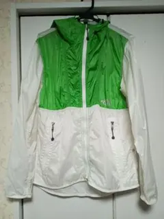 ノースフェイス　パープルレーベル　ナイロンジャケット　M グリーン×ホワイト
