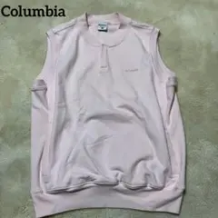 Columbia ピンク ノースリーブ ベスト トレーナー