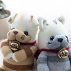 しーちきん様専用ページ　ソックスモンキー　ネコぬいぐるみ