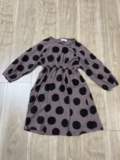 seraph セラフ　ドット柄ワンピース　110