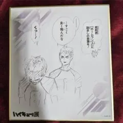 【メルカリ最安値！】ハイキュー展 ミニ色紙