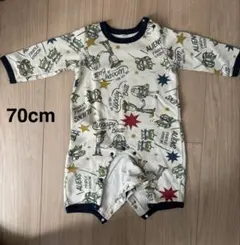 70cm 長袖ロンパース(裏起毛) トイストーリー