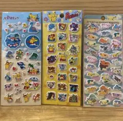ポケモン ぷっくりシール 3枚セットのサムネイル