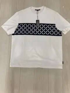 MICHAEL KORS ホワイト ネイビー Tシャツ