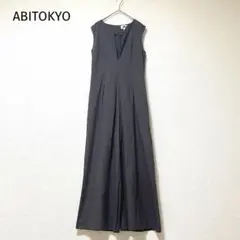 ABITOKYO キーネック オールインワンサロペット ブラウンのサムネイル