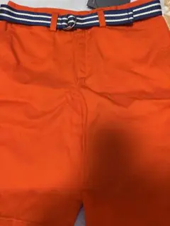 試着のみPolo Ralph Lauren オレンジショートパンツタグ付き