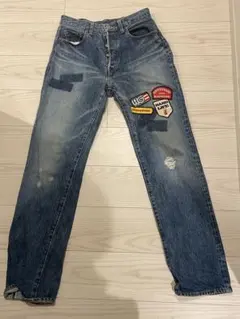 prps ダメージ加工 デニム 紫製品 - メルカリ
