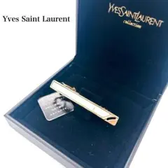 未使用級 Yves Saint Laurent YSL ネクタイピン シルバー - メルカリ