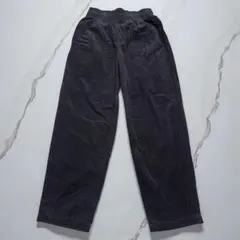 GU ジーユー コーデュロイ ワイドパンツ ブラック 黒 XSサイズ