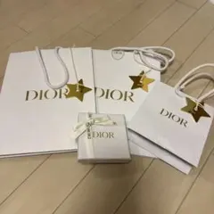 Dior ショップ袋 星型チャーム付 箱付き