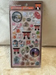 正規品　ボンボンドロップシール　和柄 古都めぐり