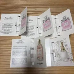 【新品】ミスディオール dior &ゲラン guerlain 香水サンプル5点