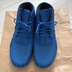 Air Jordan 青 スニーカー 編み込みデザイン 本日のみ