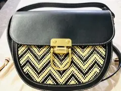 期間（7/4まで）限定ebagosラウンドショルダー ミニ BLACK エバゴス 