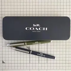 COACH 万年筆 ボールペン セット 専用ケース付のサムネイル