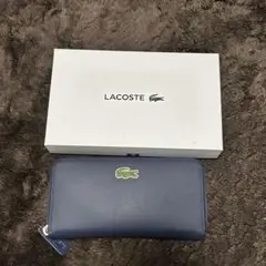 LACOSTE ネイビー 長財布