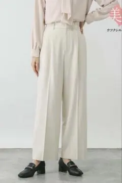 新品　今期　グローバルワーク　ウツクシルエットワイドパンツ　L