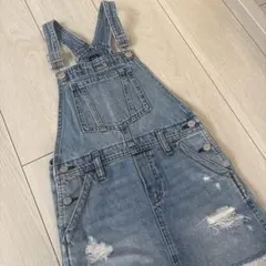 GAP デニムオーバーオールスカート