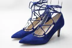 新品♪FABIO RUSCONI レースアップパンプス(35)BUのサムネイル