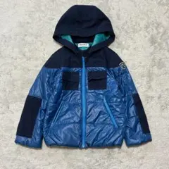 familiar ネイビー キッズ 120 中綿フード ジャケット CC11