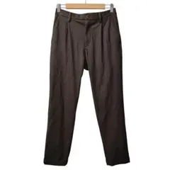 美品 INHERIT インヘリット イージーパンツ サイズS ブラウン 99