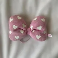 ディズニー ミニー リボン ヘアゴム ハート柄 ピンク スクバ