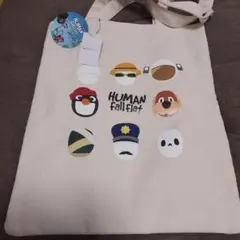 未使用タグ付きHumanFallFlatヒューマンフォールフラット　トートバッグ