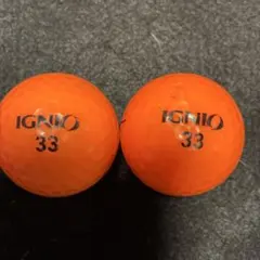 IGNIO ゴルフロスト ボール 2球 オレンジのサムネイル