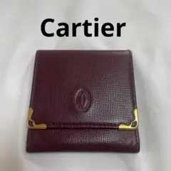 Cartier カルティエ コインケース 小銭入れ ボルドー