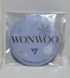 SEVENTEEN 一番くじ　缶マグネット　ウォヌ　WONWOO バンダイ