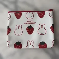 いちご柄 ポーチ