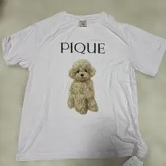 新品タグ付き、gelato pique トイプードル Tシャツ上下セット ピンクのサムネイル