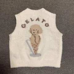 GELATO アイスクリームデザイン ベスト 80-90cm