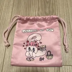 エスターバニー ESTHER BUNNY ピンク 巾着 ポーチ