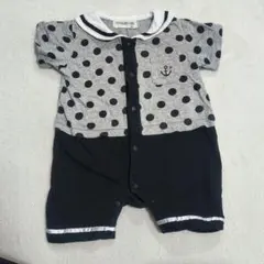 CROISSANCE BEBE セーラー風 ロンパース 80cmのサムネイル